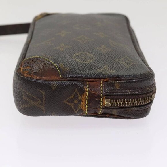 LOUIS VUITTON Monogram Marly Dragonne PM Clutch Bag - Picture 8 of 15